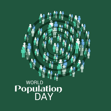 World Population Day.のイラスト素材