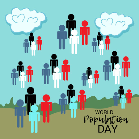 World Population Day.のイラスト素材