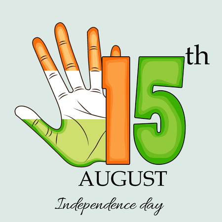 Happy Independence day Indiaのイラスト素材