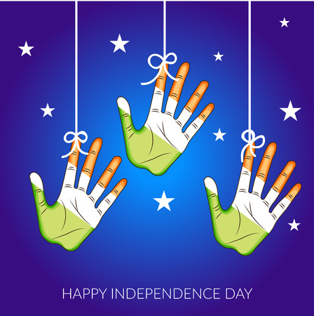 Happy Independence day Indiaのイラスト素材