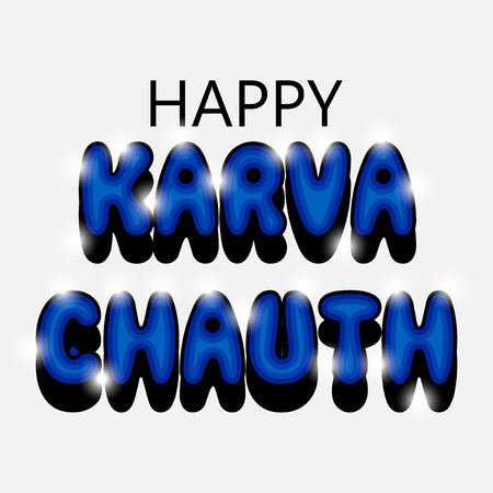 Happy Karva Chauth.のイラスト素材