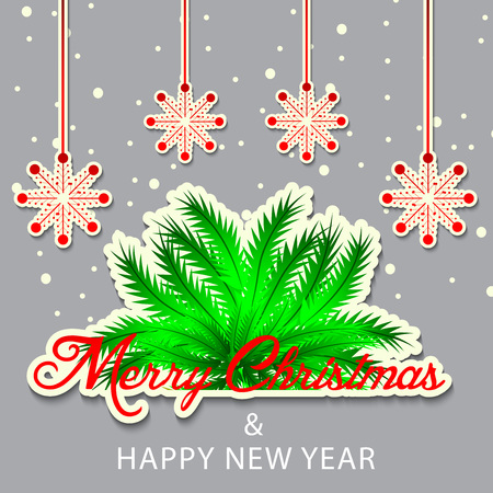 Merry Christmas.のイラスト素材