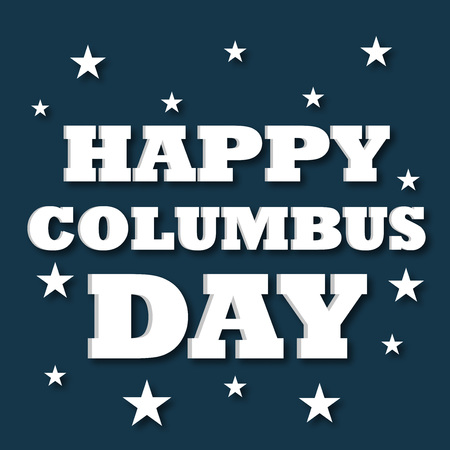 Happy Columbus Day.のイラスト素材