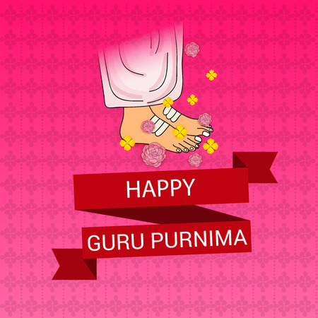 Happy Guru Purnima.のイラスト素材
