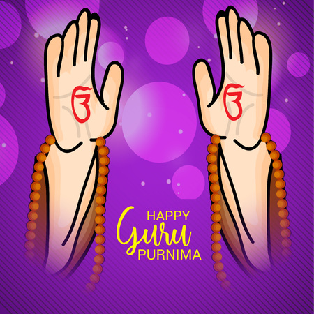 Happy Guru Purnima.のイラスト素材