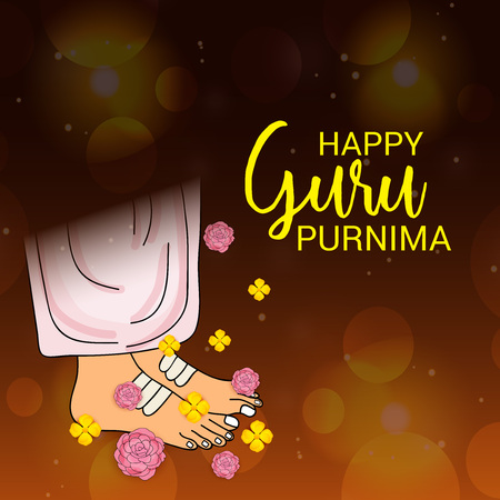 Happy Guru Purnima.のイラスト素材