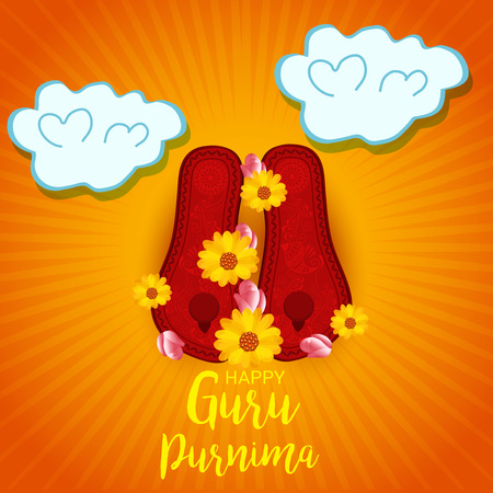 Happy Guru Purnima.のイラスト素材