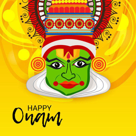 Happy Onam.のイラスト素材