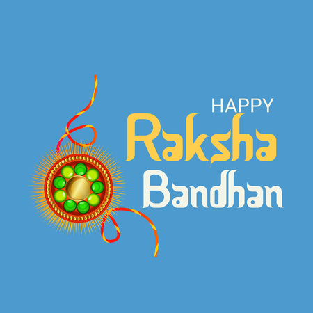 Happy Raksha Bandhan.のイラスト素材