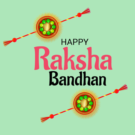 Happy Raksha Bandhan.のイラスト素材