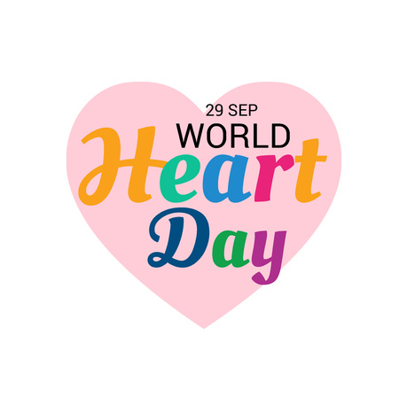 World Heart Day Background.のイラスト素材