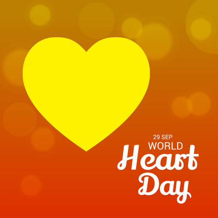 World Heart Day Background.のイラスト素材
