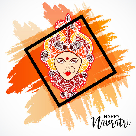 Happy Navratri Celebration.のイラスト素材