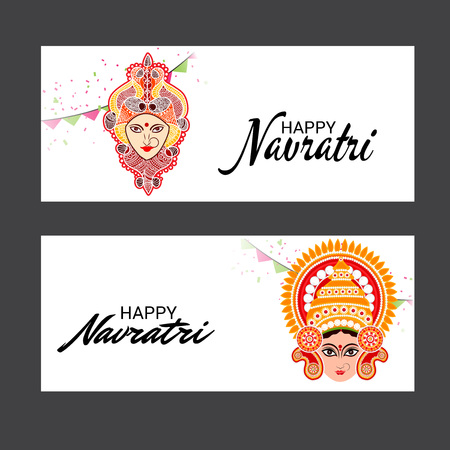 Happy Navratri Celebration.のイラスト素材