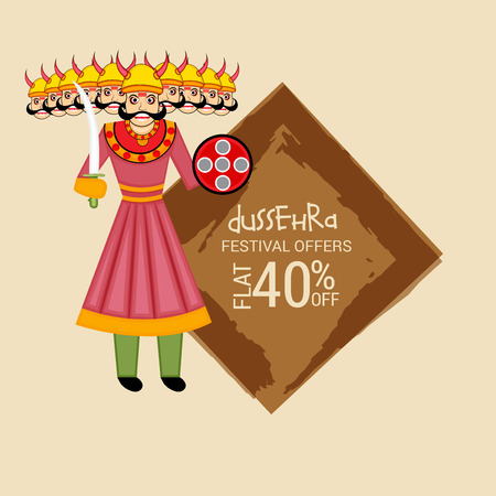 Happy Dussehra.のイラスト素材