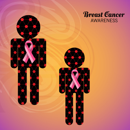 Breast Cancer Awareness.のイラスト素材