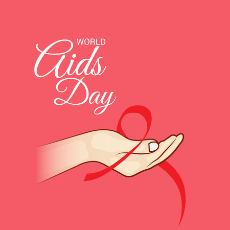 World Aids Day Awareness Concept.のイラスト素材