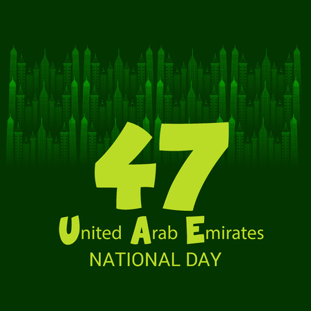 UAE National Day.のイラスト素材