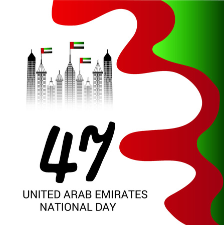 UAE National Day.のイラスト素材