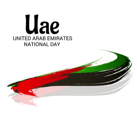 UAE Independence Day. United Arab Emirates National Day.のイラスト素材