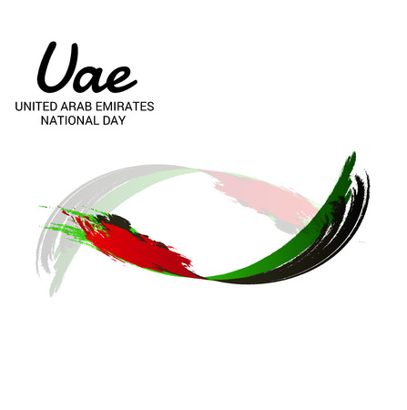 UAE Independence Day. United Arab Emirates National Day.のイラスト素材