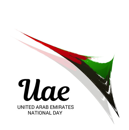 UAE Independence Day. United Arab Emirates National Day.のイラスト素材