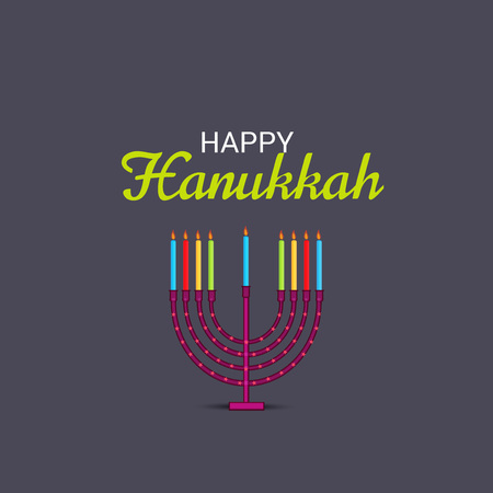 Vector illustration of a Background for Happy Hanukkah.のイラスト素材