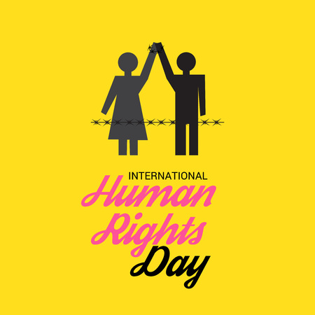 International Human Rights Day.のイラスト素材