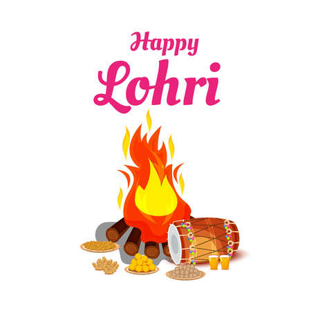 Happy Lohri.のイラスト素材