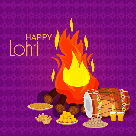 Happy Lohri.のイラスト素材