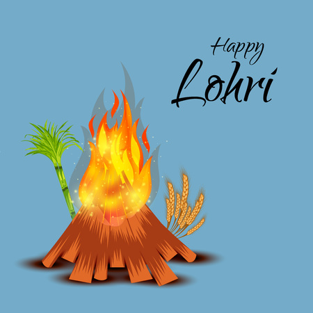 Happy Lohri.のイラスト素材