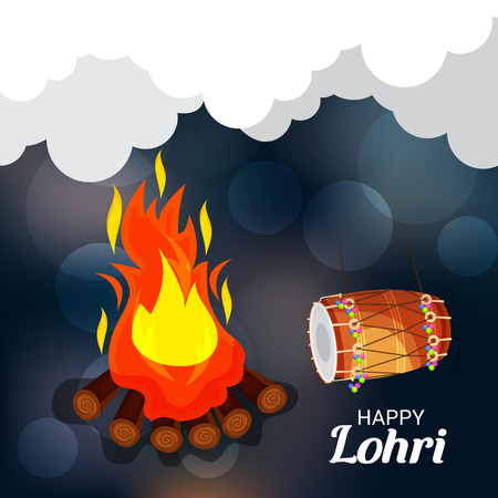 Happy Lohri.のイラスト素材