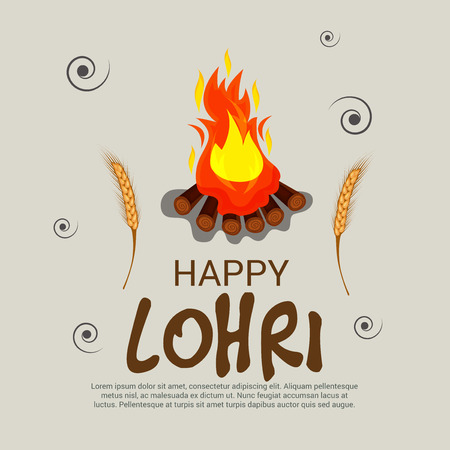 Happy Lohri.のイラスト素材