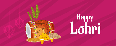 Happy Lohri.のイラスト素材