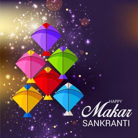 Happy Makar Sankranti.のイラスト素材