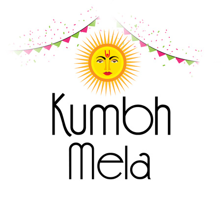 Kumbh Mela.のイラスト素材