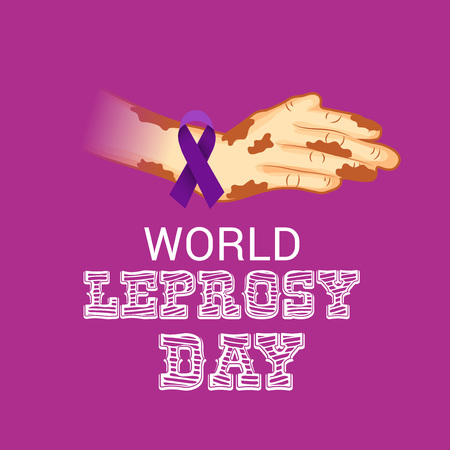 World Leprosy Day.のイラスト素材