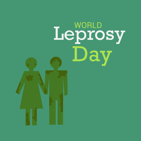 World Leprosy Day.のイラスト素材