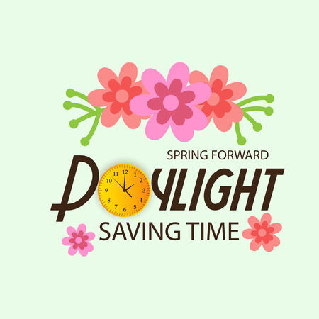 Daylight Saving Time(Spring Forward).のイラスト素材