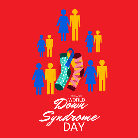 World Down Syndrome Day.のイラスト素材