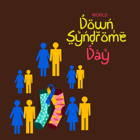 World Down Syndrome Day.のイラスト素材