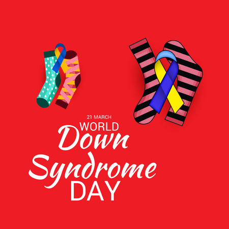World Down Syndrome Day.のイラスト素材