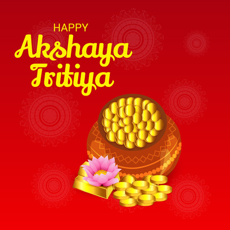 Happy Akshaya Tritiya.のイラスト素材
