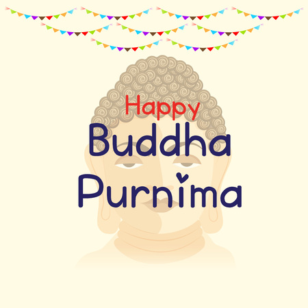 Happy Buddha Purnima.のイラスト素材