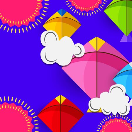 Happy Makar Sankranti.のイラスト素材