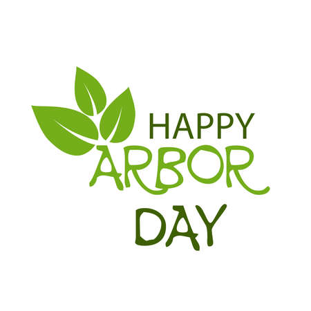 Vector illustration of a Background for Arbor Day.のイラスト素材