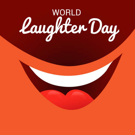 Illustration Of World Laughter day Background.のイラスト素材