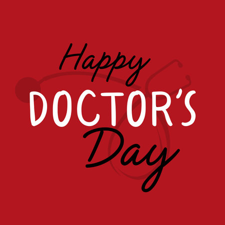 Vector illustration of a Background for World international happy Doctor's Day.の写真素材