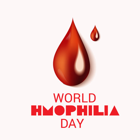 Vector illustration of a Background for World Hemophilia Day.の写真素材
