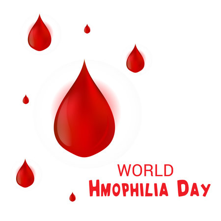Vector illustration of a Background for World Hemophilia Day.の写真素材